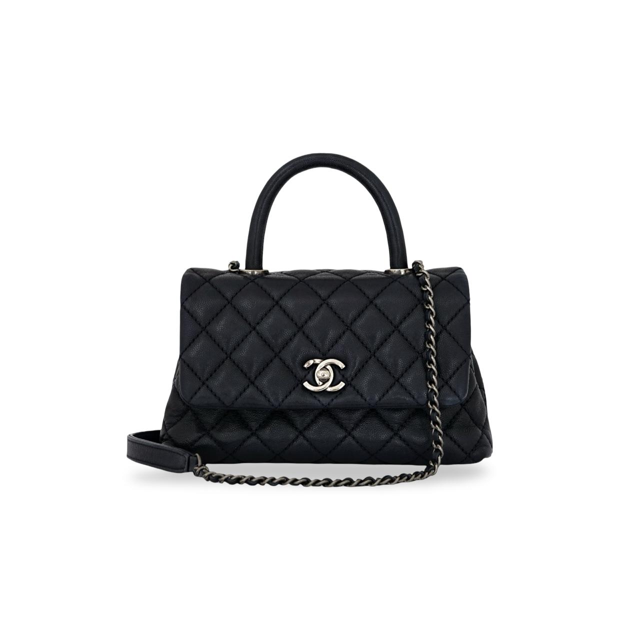 Coco Handle Small Dark Navy