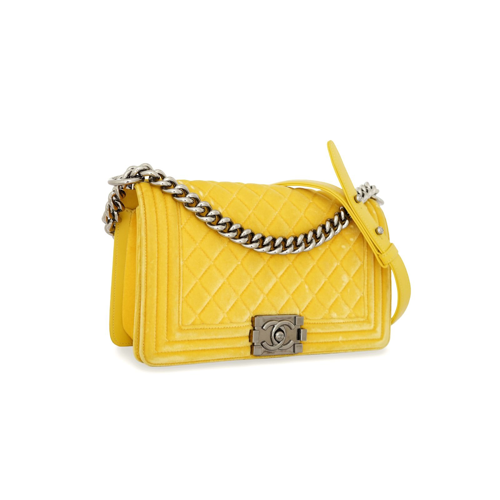 Boy 25 Suede Yellow