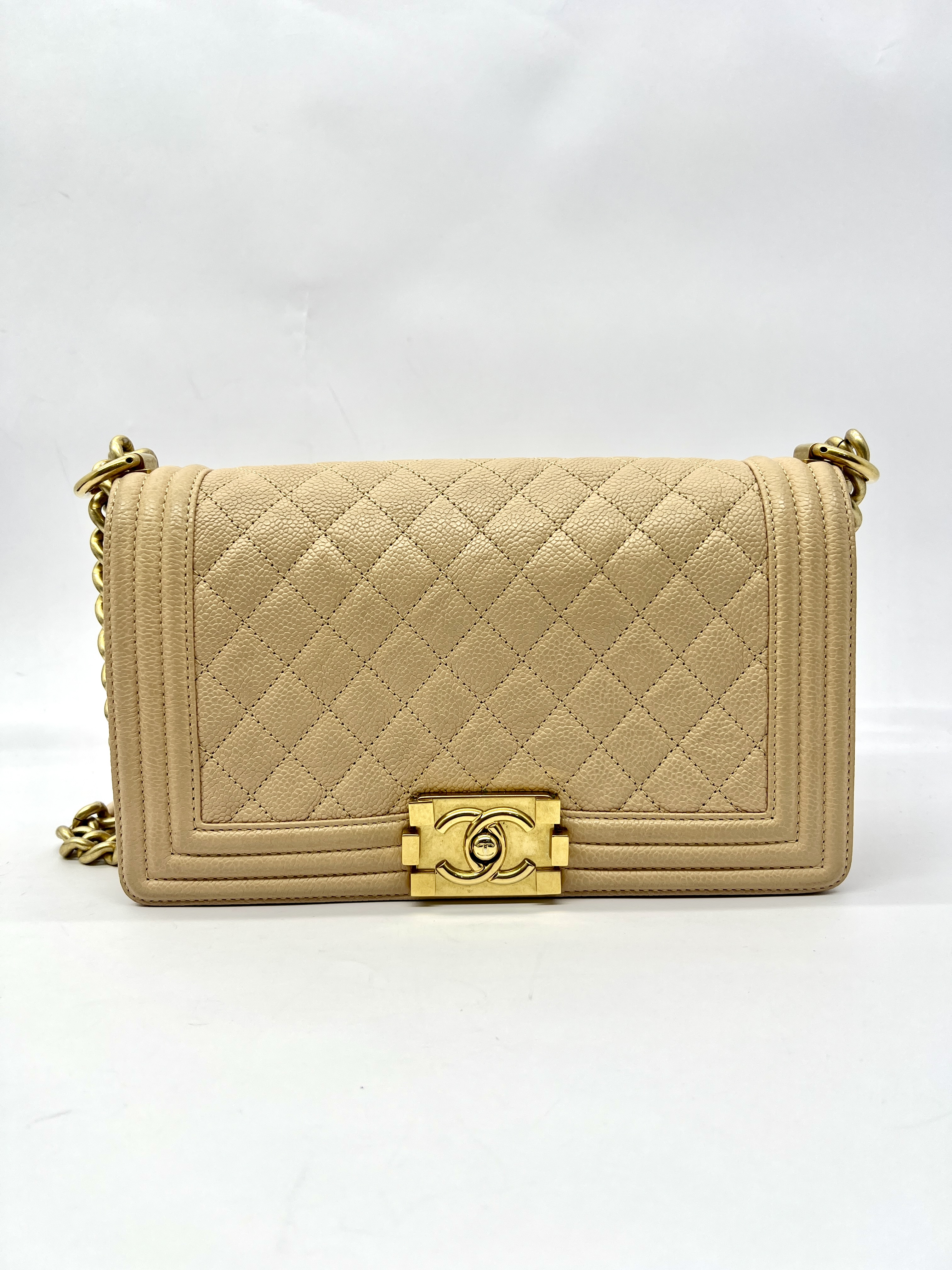 Boy 25 Beige Caviar