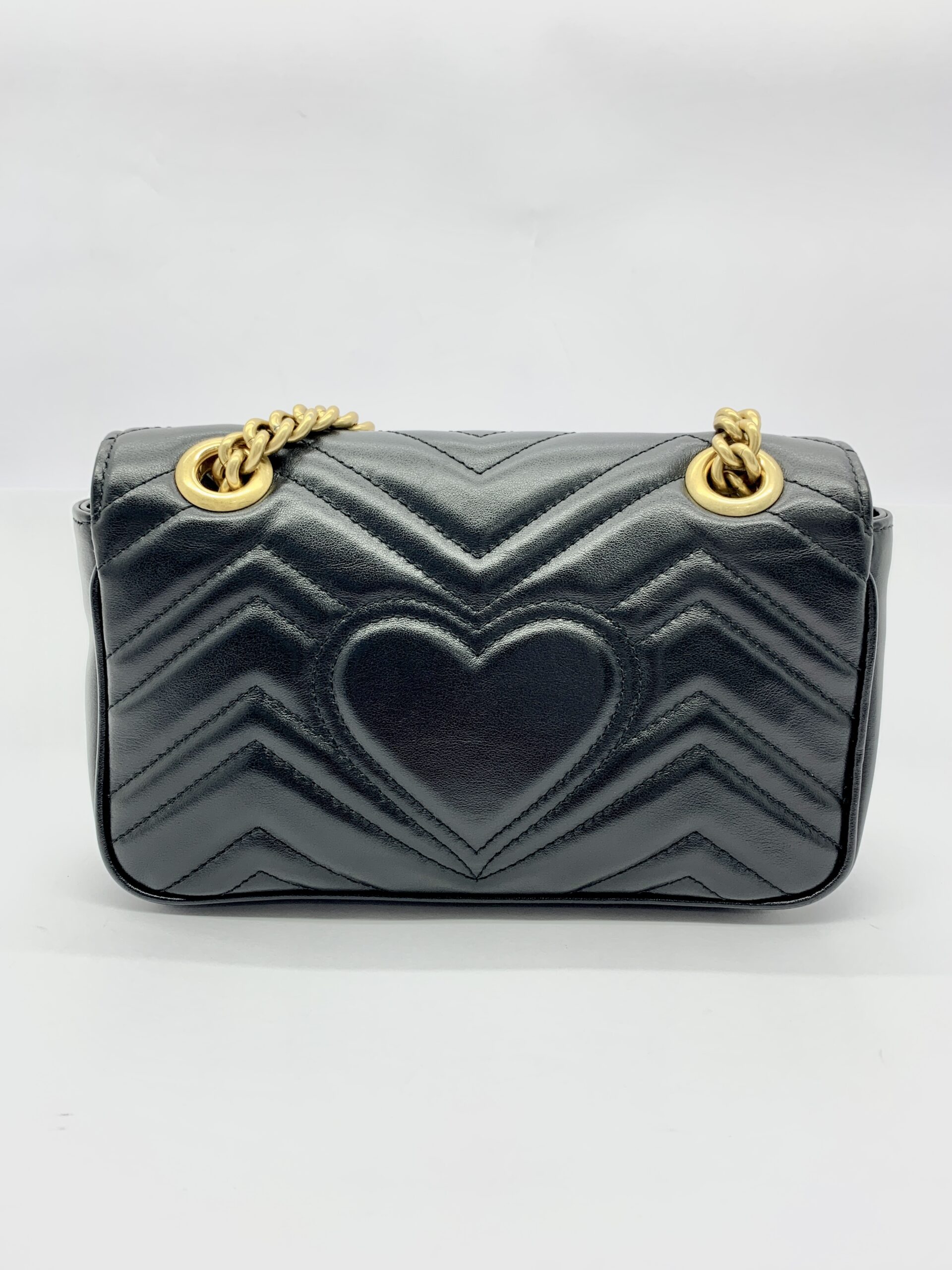 GUCCI MARMONT MINI BLACK GHW
