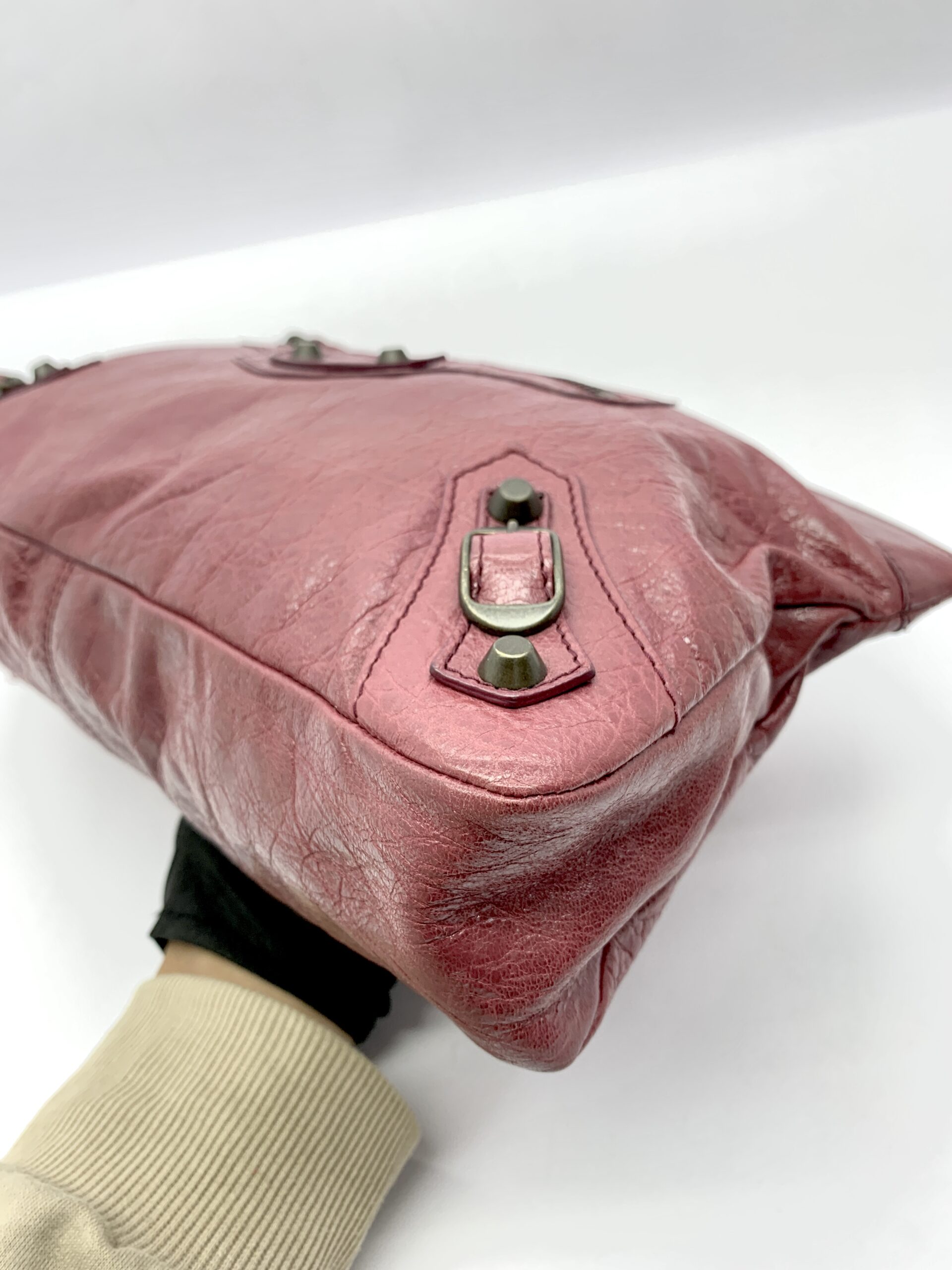 Clutch Rose Agneau