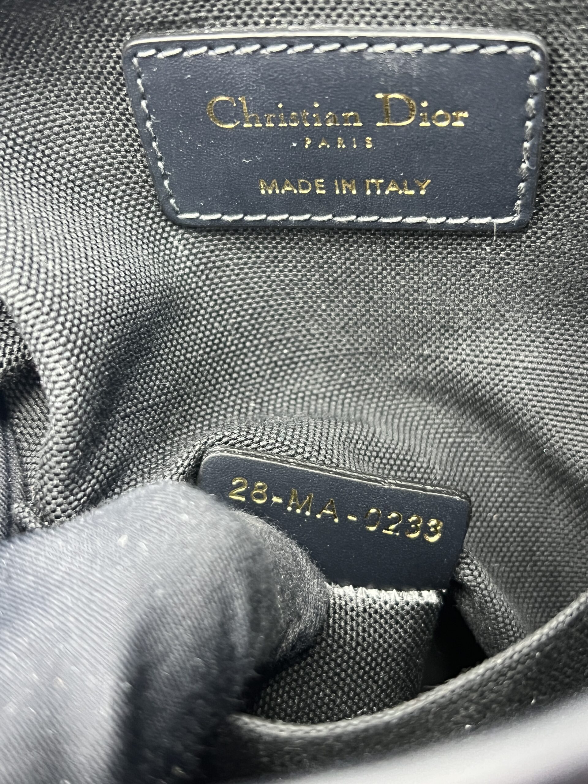 C’est Bag Canvas Blue Oblique GHW