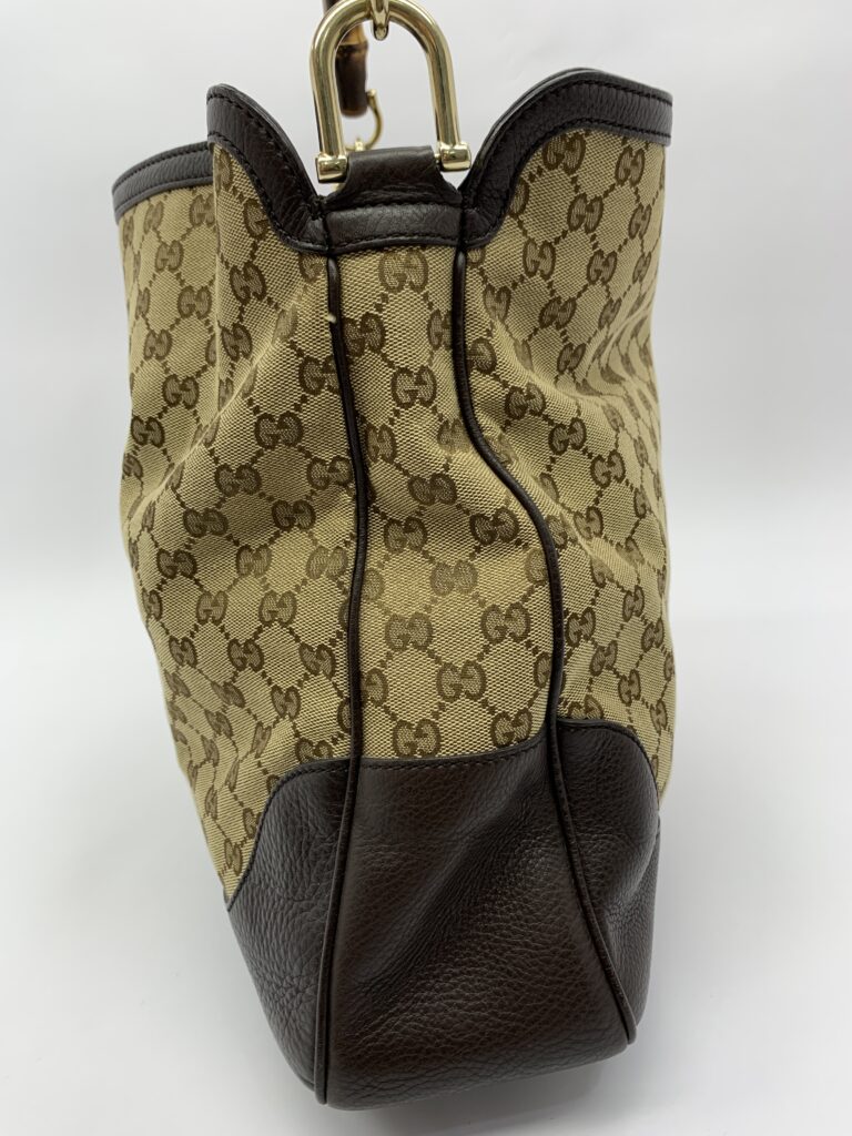 Diana Bamboo GG Canvas Brown GHW